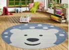 Тъкан килим MAGNOLIA 648 l.blue КРЪГ
